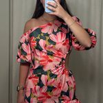 SheIn Floral Cut-out Mini Dress Photo 0