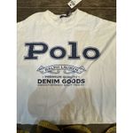 Ralph Lauren Polo  Women's Logo Cropped Top Boxy Sweatshirt White Size 2XL Photo 8