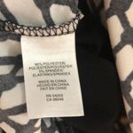 Jones New York Black and White Abstract Lines Print Dress Sz 12 Photo 7