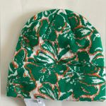 Free People Jumping Jacquard Beanie - Green Floral nwt Photo 2