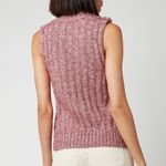 Ganni Chucky Glitter Knitted Sleeveless Knit Sweater Vest Top Pink Nectar NWT M Photo 9