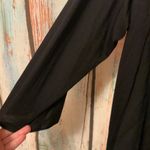 Pleione  Black 3/4 Length Sleeve Cardigan Size LP Photo 1