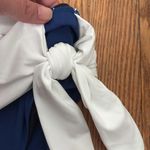 Ralph Lauren Polo Color-Blocked High-Waisted Bikini Bottom Blue White size 2 NWT Photo 5