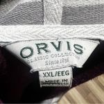 Orvis  burgundy striped pullover sweatshirt Photo 5
