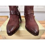 A.S. 98 Spencer Boots Sequoia Leather 7.5/8 US 38 EU NWOB Harness Studded Detail Red Photo 6