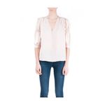 WAVERLY GREY Zela Puff Sleeve Blouse in Black Sz Small Photo 1