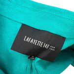 Lafayette 148  New York Blazer Linen Oversized Turquoise Teal Blue Size 14‎ Photo 9