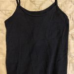 Brandy Melville Ribbed Black Tank Top Photo 0