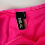 Triangl Swimwear Neon Hot Pink Floral Two Piece Bikini Set Size XS Photo 3