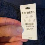 EXPRESS  lacy shorts Navy Women’s size XS NWT Feminine Neutral Classy Photo 3