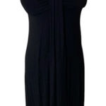 #510 DOTTI Stretch Strapless Midi dress Black Size M Photo 0