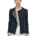 Rebecca Taylor structure tweed blazer Sz 2 Photo 0