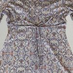 Xhilaration Purple paisley top lettuce hem fairy boho chic hippie Y2K bohemian Photo 4