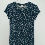 Kaileigh Suzanna Teal Green Floral Short Sleeve Dress Women’s Small S Photo 2