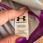 Under Armour Heat Gear Short Sleeve Fitted Top Purple Size Small Photo 7