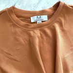 Magaschoni M  Scuba Twisted Front Long Sleeve Crewneck Pullover Top Casual Sz XS Photo 10