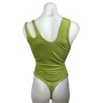 SheIn  Women's Green Scoop Neck Sleeveless Stretchable One Piece Bodysuit Size 6 Photo 1