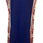 Judith March Embroidered Dress Sleeveless Casual Party Navy Blue L Boho Beach Photo 0