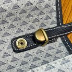 Liz Claiborne | Vintage 1984 Logo Coated Canvas and Leather Trim Crossbody Purse Photo 7