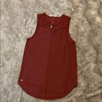 Lululemon Athletica Burgundy Red Muscle Tee Athletic Tank Top Size 2 Photo 3
