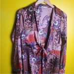 Gimmicks by BKE NWOT Gimmicks Satin Duster Kimono Size L Photo 3