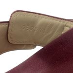 Loewe Ease Anagram Buckle Leather Thong Sandal Bordeaux Red Size 36 Photo 13