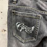 COOGI Vintage Y2K Gray Distressed Embroidered Bootcut Low Rise Jeans 11/12 32 Photo 3