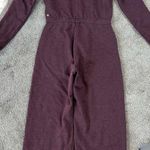 Zella Z by Women’s Freestyle Long Sleeve Knit Jumpsuit Wide Leg Movk Neck Red XS Photo 1