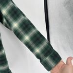 Levi's Dorsey Western Shirt Flannel Women's Pearl Snap Green Plaid Size Small Photo 7