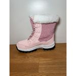 Pink Winter Snow Boots Womens Size 8.5 EU 39 Faux Fur Lined Fashion Warm Photo 4