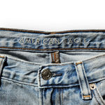 American Eagle  Ripped Mom Jean High Rise Destroyed Straight Leg Jeans 4 Photo 7