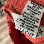 Indigo Rein  Women's Orange Red Paperbag Waist Shorts Casual Summer Photo 4