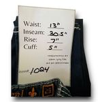 Rock Revival 1024  “Aida” Skinny Jeans Size 24 (26x30.5) Rhinestones Dark Wash Photo 7