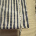 AQUA Striped Wide Leg Pants in Blue and White Photo 5