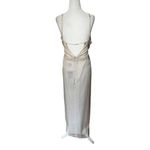 NBD Mika Maxi Dress in Ivory large New Womens Long Gown Photo 3