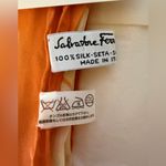 Salvatore Ferragamo Ferragamo Silk Scarf Rare Turtle Floral Orange Pink Photo 5