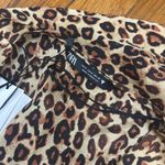 ZARA  cheetah print v-neck dress Photo 6