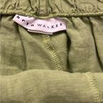 Bryn Walker Bryan Walker Green Casbah Linen Wide Leg Cropped Pants Size XL Photo 10