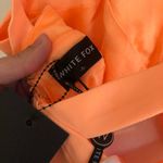 White Fox Boutique White Fox Cannes Cut-Out Halter Gown Size S Peach Orange hoco homecoming Photo 8