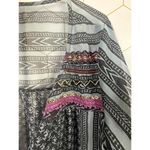 Free People  Feather in the Wind Charcol Embellished Tunic - Size - Medium Photo 4