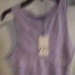 ZARA Women's Light Purple Ruched Sleeveless Top Size L Photo 3