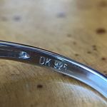 Natural Peridot Sterling Silver Marquise Ring Size 9 Photo 5