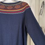 Lucky Brand  y2k fair isle beaded wool blend cardigan sweater Photo 7
