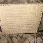 Coach Leather Crossbody Messenger Bag. in Cream w/Canvas Strap No. L056-9760 Photo 6