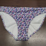 Jessica Simpson  NWT Size Large Purple Pink Floral Swimwear Bikini Bottom Photo 0