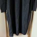 Ambiance Black Textured coat length Sweater with pockets medium Photo 11