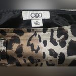Cato  Brown and Black Animal Print Mini Skirt Photo 2