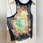 Anthropologie Moulinette Soeurs Varese Silk Sleeveless Dress Italy Print Size 10 Photo 2