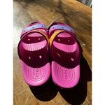 Crocs CLASSIC OMBRE ADULT SLIDE SANDELS M10/W12 Pink Two Straps Comfort Slip On Photo 7