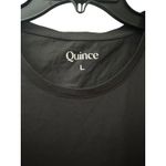 Quince Shirt Womens Large Black Sleeveless Muscle Tank Top Athletic Casual BB9-2 Photo 1